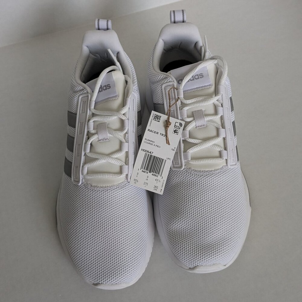 Adidas Racer TR21 Shoes Women's Size 10.5 Cloud White/Silver Sneaker NWT - Picture 5 of 13